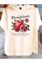 Pomegranate Printed Oversized Wide-Fit T-Shirt - 3