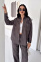Women's Denim Shirt and Pants Set – Oversize Relaxed Fit Two-Piece Set - 3