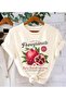 Pomegranate Printed Oversized Wide-Fit T-Shirt - 2