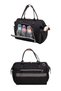 Black 2-Piece Set Mother Baby Care Shoulder and Hand Bag & Mother Baby Backpack - 4