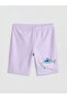 Stitch Printed Quick-Drying Girls' Swimsuit Set - 6