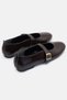 Women's Ballerina Shoes with Buckle, Patent Leather, Shiny, Daily Stylish Ballerinas - 6