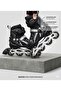 2-in-1 Practice Skates - Adjustable Size & Stable Ride - 2