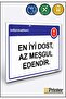 Knowledge; the Best Friend Is Not Very Busy. Isg Warning Sign Dekota 35X50 cm