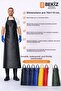 Suni̇ Leather Waterproof Dishwasher Apron Durable Metal Apron Thick Marble Apron - 4