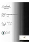 1/2 Dense Pleated Panther Black Velvet Textured Background Curtain | Ironing Is Not Necessary. | Best Sellers - 5