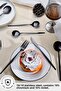 Orion Black 30-Piece 6-Person Fork Spoon Knife Set - 3