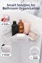 Adhesive Bathroom Organizer - Shampoo Holder Soap Dish Organizer Shower Shelf Organizer Bathroom Corner Shelf White - 3
