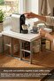 2 Pieces of In-Cabinet Organizer Shelves - Kitchen Bathroom Detergent Holder Multi-Purpose Countertop Organizer White - 2
