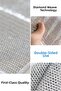 2 Pieces of Inox Wire Scrubber, 2-Layer Cleaning Cloth - Non-Scratch Dishcloth, Dish Wire Cloth 20X20 cm - 2