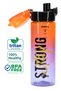 Water Bottle Tritan Wide Mouth Water Bottle Strong Sports Bottle Water Bottle Bpa-Free 550 ml Orange 0100 - 3