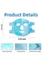 Gel Beaded Face Mask Hot & Cold Compress - Eye and Face Relaxing Mask - 4