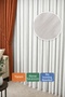 Yaren Model Tulle Curtain, Heavy Weight, Ultra Flowing, 1/2 Sparse Pleats, Sturdy and Durable. - 8