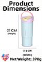 Tumbler Mug 660 ml Single Lid Dual Use Straw Comfortable Drinking Handle Stainless Steel Thermos 1102-660 - 4