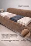 Rabbit Hair Imported Bubble Ultra Soft Non-Slip Washable Sofa/Sofa Bed Cover 170X210 Large Size - 5