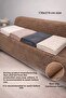 Rabbit Hair Imported Bubble Ultra Soft Non-Slip Washable Sofa/Sofa Bed Cover 170X210 Large Size - 5