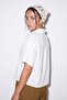 White Short Sleeve Cropped Cotton Pcs Muslim Shirts Tdrss26Go00036 - 4