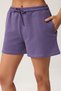 Purple Regular Pocket Detailed Regular Waist Tubular Leg Short / Mini Slim Knitted Shorts & Bermuda Twoss26Sr00250 - 3