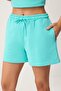 Turquoise Regular Pocket Detailed Regular Waist Tubular Leg Short / Mini Slim Knitted Shorts & Bermuda Twoss26Sr00250 - 3