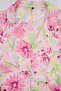 Pink Floral Viscose Plus Size Pajama Set Tbbss26Ai00051 - 5