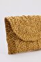 Camel Hasır Mini Boy Kadın Portföy & Clutch Çanta TAKSS26PY00006 - 3
