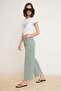 Çok Renkli Çizgili Düşük Bel Kısa Culotte Jeans TWOSS26JE00292 - 2