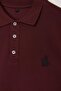 Bordo Regular Polo Yaka At Nakışlı Polo Yaka T-shirt TMNSS25PO00017 - 5