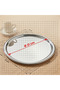 3-Piece Gold + 3-Piece Silver Stainless Steel Round Tea Coffee Pastry Serving Tray Presentation Tray - 3
