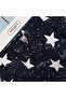 Girl's Long Sleeve Thin T-Shirt - Skirt Bottom - Top Set - 21956 - White - Navy Blue - 4