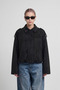 Zr Women's Bomber Black Suede Oversize Jacket - 2