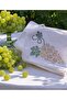Set of 6 Grape Stone Embroidered K Linen Napkins – 34X34 cm Invitation Table Napkin Set - 7