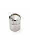 Metal Ashtray with Lid Cylinder Design Black and White Tabletop Ashtray