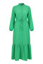 Full-length buttoned skirt with gathered hem dress 0351-04 green - 5