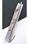 Sea Themed Blue Stone Steel Bracelet - 3