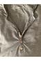 Special Edition Smoked Henley Collar Slim Fit Buttoned Open Wide Collar T-Shirt - 4