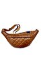 Genuine Leather Handmade Diamond Patterned Large Unisex Waist and Chest Freebag Bag - 3