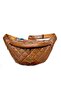 Genuine Leather Handmade Diamond Patterned Large Unisex Waist and Chest Freebag Bag - 2