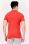 Men Slim Fit Embroidered Logo Short Sleeves Outdoor Polo Shirt, Red - 4