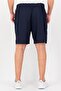 Men Sportswear Fit Brand Logo Training Shorts, Dark Navy - 3