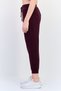 Women Sportswear Fit Brand Logo Training Track Pants, Maroon - 2