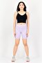 Women Sportswear Fit Training Shorts, Lavender - 2