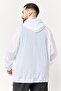Men Sportswear Fit Training Hooded Sweatshirt, White - 4