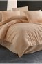 Gofre 100% Cotton Double Duvet Cover Set Beige |   Sheets