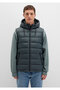 Hooded Green Puffer Vest Regular Fit / Regular Cut 0110604-71598 - 3