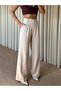 Bel Lastik Palazzo Trousers - Stone - 3