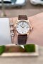 Bronze Case Brown Color Strap 2 Years Warranty 29 mm Women's Wristwatch - 2