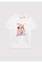 Lola Bunny Printed Ecru T-Shirt Loose Fit / Comfortable Loose Cut 7610289-70057 - 4