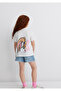 Lola Bunny Printed Ecru T-Shirt Loose Fit / Comfortable Loose Cut 7610289-70057 - 2