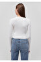 2-Pack Long Sleeve Crop Basic T-Shirt Fitted / Body-Hugging Cut 1613021-88467 - 8