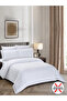 6-Piece Hotel Striped Duvet Cover Set, King Size 220x240 cm, Microfiber, Without Filler - 2